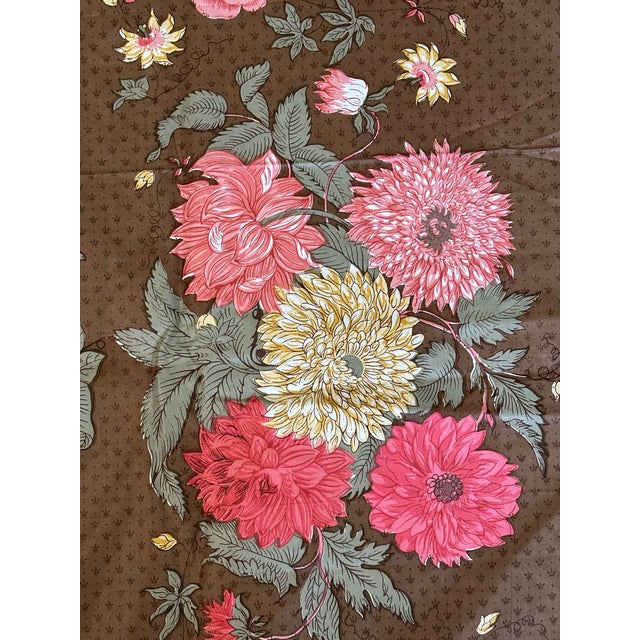 Vintage 1980s Floral Chintz Fabric For Sale - Image 12 of 13