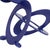 Blueberry 2 - Original Blue Abstract Geometric Steel Sculpture With Textured Powder Coat by Granville Beals For Sale In Los Angeles - Image 6 of 9