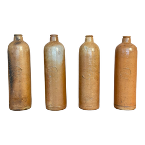 Set of Four Antique Stoneware Bottles