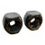 Made Goods Duffy Stools, Metallic Charcoal For Sale