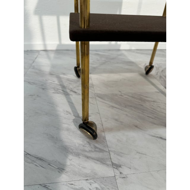 1960s Vintage Italian Trolley on Wheels T9 by Luigi Caccia Dominioni for Azucena, 1960s For Sale - Image 5 of 8