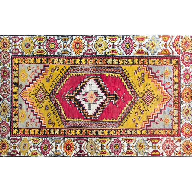 Red Early 20th Century Turkish Konya Rug For Sale - Image 8 of 15