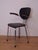 Black Chrome and Black Leathette Office Chair, 1950s For Sale - Image 8 of 8
