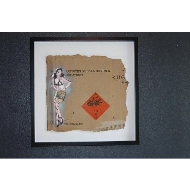 Freedom is probably what most characterizes "Kiki" or Christophe Stouvenel: collage, acrylic, spray paint, on signs, old...