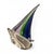 Murano Glass Sailing Boat, 1980s For Sale - Image 12 of 18