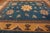 Royal Blue Background With Great Asymmetric Pattern and Allover-Medallion Design Antique Chinese Peking Rug For Sale In New York - Image 6 of 11