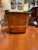 Brown Chinese Staved Wood + Brass-Banded Baby Bathing Vessel, 19th Century For Sale - Image 8 of 12