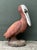 Mid 20th Century Vintage Painted Cement Pelican Sculpture For Sale - Image 5 of 12