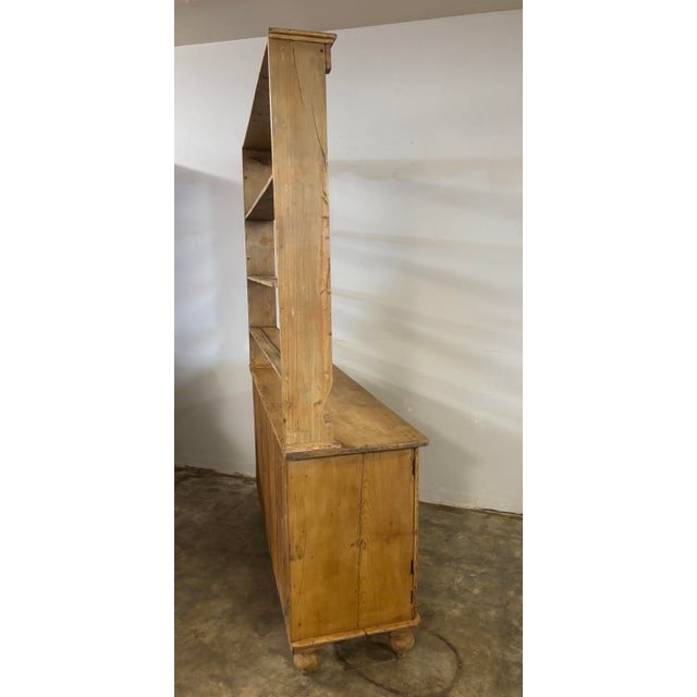 Wood 19th Century English Pine Dresser For Sale - Image 7 of 8