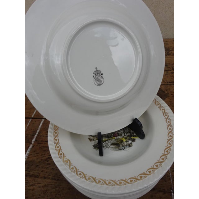Soup Plates in Lunéville Earthenware from Keller & Guerin, 1890s, Set of 11 For Sale - Image 15 of 18