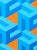 2020s Austin Magruder Contemporary Orange & Blue Colorful Tessellated Geometric Abstract Painting, 2024 For Sale - Image 5 of 10