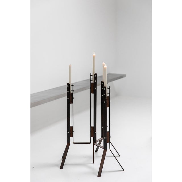 Candlebras by Gerard Kuijpers, 1980s, Set of 4 For Sale - Image 4 of 17