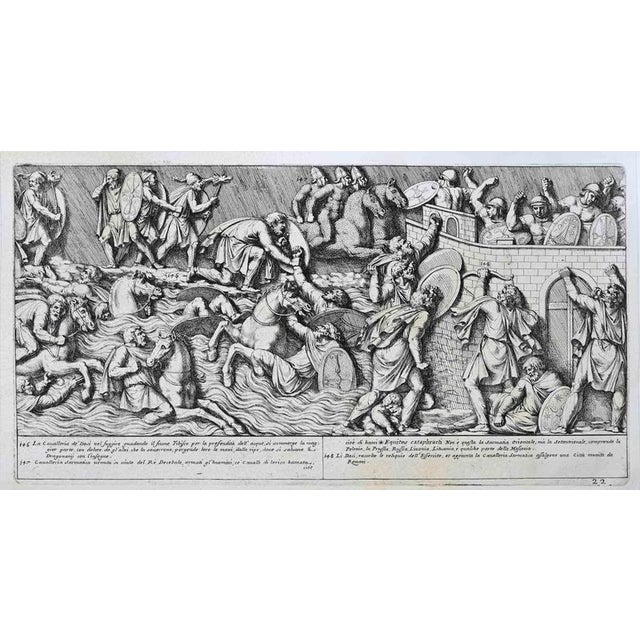 Etching on laid paper realized in 1672. An important engraving from Pietro Santi Bartoli’s renowned series reproducing the...