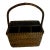 1980s Woven Rattan Wicker Utensil Holder For Sale
