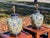 Late 20th Century Pair of Vintage Chinese Yellow and Blue Ginger Jar Lamps For Sale In Detroit - Image 6 of 13