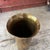 Brass Vintage Brass Fluted Vase 9"x5" India Handmade Decorative Accent For Sale - Image 8 of 11