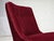 Danish Armchair in Red Furniture Velour and Beech Wood Legs, 1960s For Sale - Image 4 of 18