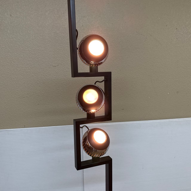 Mid-Century Modern Mid 20th Century Angelo Lelli for Arredoluce Floor Lamp For Sale - Image 3 of 12