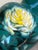Teal Mid 20th Century Ando Cloissone Vase Teal & Yellow Chrysanthemum For Sale - Image 8 of 10