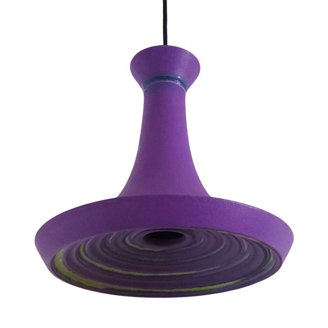 Mid-Century Modern West German Pottery Lamp, 1970s For Sale