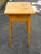 Mustard Yellow! Handsome and beautifully crafted 20th Century. Pennsylvania side table. Shaker style lines with four...