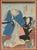 Kabuki Actor in Blue Kimono - Original Woodblock Print Original woodblock print depicting a Kabuki actor in a blue kimono...