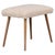 Mid-Century Modern Beechwood Stool with New Teddy Upholstery, Cz, 1960s For Sale - Image 12 of 12
