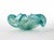 1950s Vintage Turquoise Glass Bowl attributed to Barovier and Toso, 1950s For Sale - Image 5 of 6