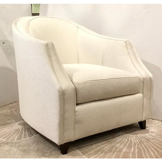 Caracole Modern Seems To Me White Club Chair Chairish