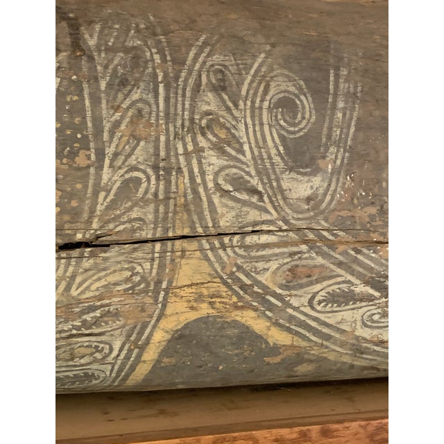 1960s Papua New Guinea Drum Tribal Use For Sale In San Diego - Image 6 of 12