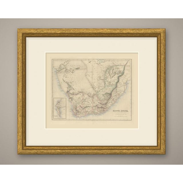 This is an original antique engraved map, colored by hand, from fullarton's companion atlas to the gazetteer of the world....