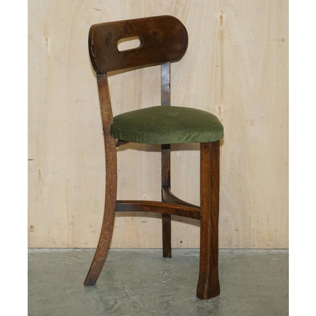 Antique Primitive Arts & Crafts Elm Chairs, Set of 3 For Sale - Image 13 of 18