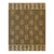 6x8 Green Flat Weave Wool Botanical Totem Geometric Modern Carpet Rug For Sale