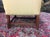 Vintage Arm Chair, Accent Chair, Gold Upholstery For Sale - Image 13 of 14