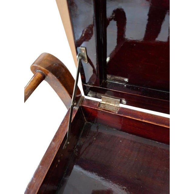 Wood Vintage Bedroom Stool, 1980 For Sale - Image 7 of 12