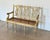 Bench in Lacquered Wood and Vienna Straw, 1960s For Sale - Image 3 of 10