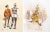 Colourful European Cavalry Prints, 1893 - A Pair For Sale