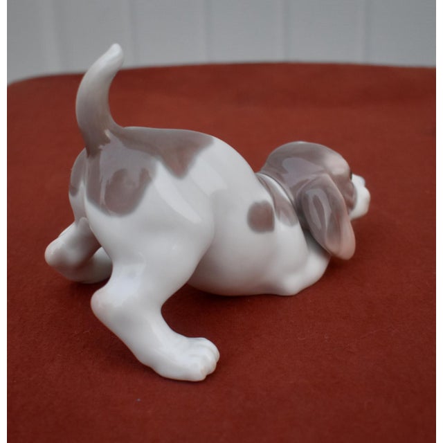 Lladro 1070 Playful Puppy Beagle Porcelain Figurine Glossy Retired Rare For Sale - Image 10 of 15