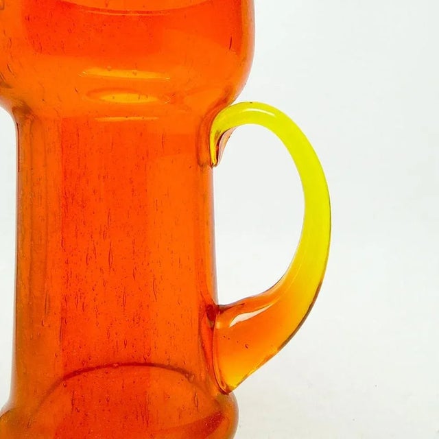 Postmodern Jug by Zbigniew Horbowy for Sudety Glassworks, Poland, 1970s For Sale - Image 10 of 12
