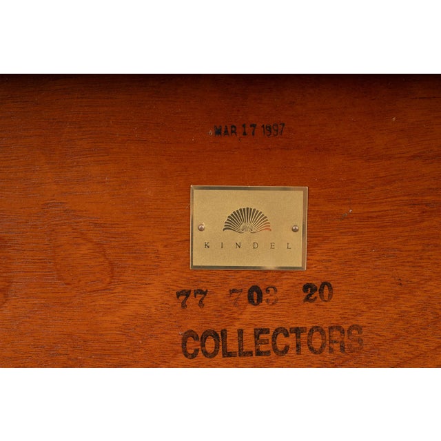 Late 20th Century Late 20th Century Kindel Mahogany Tea Table From Irish Georgian Collection Claw & Ball Feet For Sale - Image 5 of 5