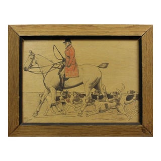 Mid 20th Century Cecil Aldin MFH for Abercrombie & Fitch For Sale