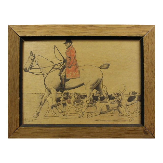 Mid 20th Century Cecil Aldin MFH for Abercrombie & Fitch For Sale