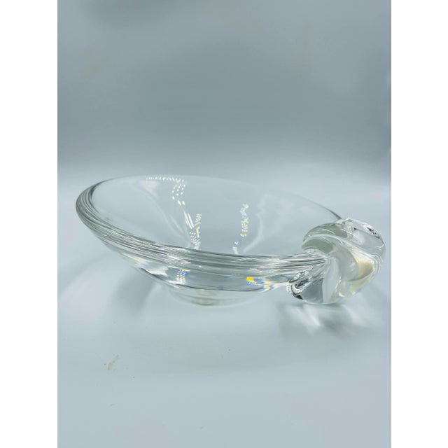 Mid 20th Century Steuben Crystal Modernist Bowl Ashtray For Sale - Image 13 of 13