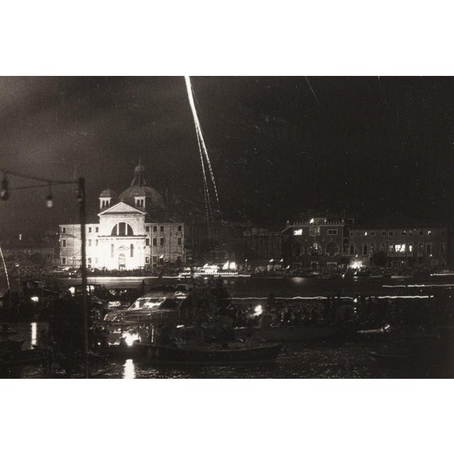 Contemporary Bruce Cratsley - Venice Fireworks, 1982 Selenium-Toned Gelatin Silver Print For Sale - Image 3 of 6