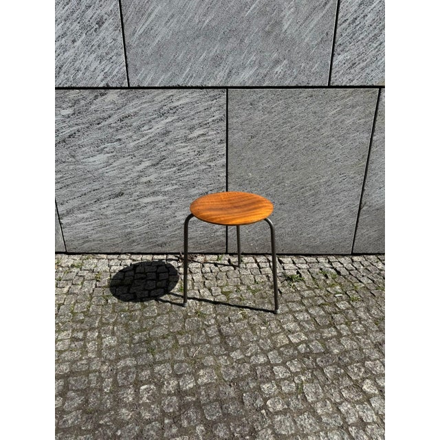 Mid-Century Modern Vintage Danish Stool, 1960s For Sale - Image 3 of 8