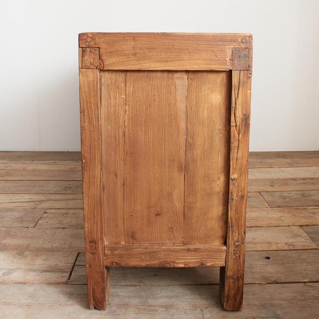 Antique Rustic Elm Haberdashery Kitchen Island Sideboard For Sale - Image 4 of 14