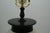 Late 20th Century Black & Ivory Geometric Chulucanas Pottery Lamp – Handcrafted Peruvian Art-Inca Style #1 For Sale - Image 4 of 9