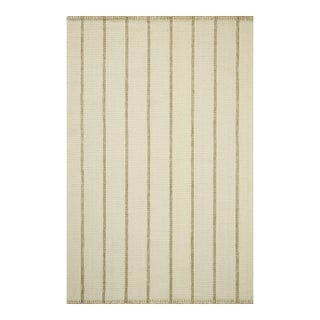 Amber Lewis x Loloi Harlan Ivory / Sage 7'-9" x 9'-9" Area Rug For Sale