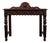 Antique 19th Century English Victorian Carved Oak Side Table For Sale