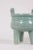 Mid 20th Century Vintage Celadon Tripod Cauldron With Two Facing Handles, Incense Burner For Sale - Image 5 of 8